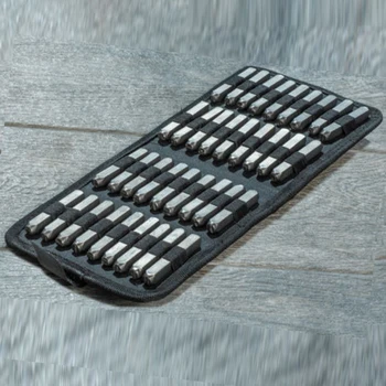 

36*Punches Letter Number Punch 36pc A-Z 0-9 Steel Metal Stamp 3/16\\\" 5MM Canvas Case High Quality Tool Parts