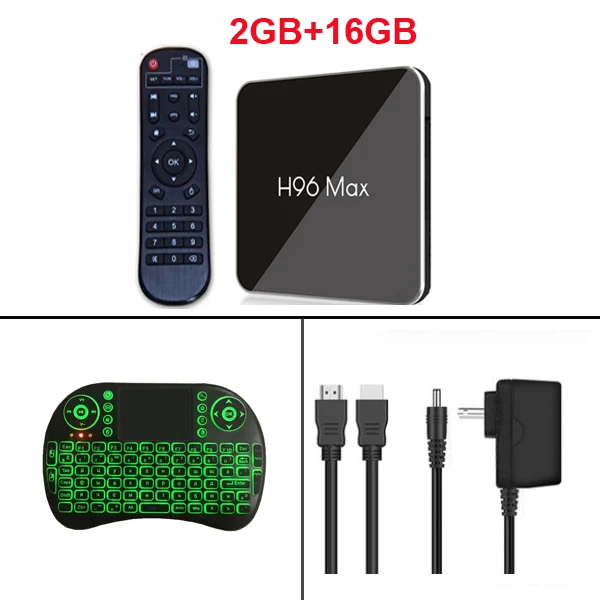 Smart Android 9,0 ТВ-приставка Amlogic S905X2 4 Гб ОЗУ 32 Гб 64 Гб 2,4G 5G Wifi BT 4K Google Play Netflix Youtube телеприставка H96 Max X2 - Цвет: 2G 16G keyboard