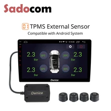 USB Android TPMS монитор давления в шинах Android навигационная система контроля давления Сигнализация Беспроводная передача TPMS