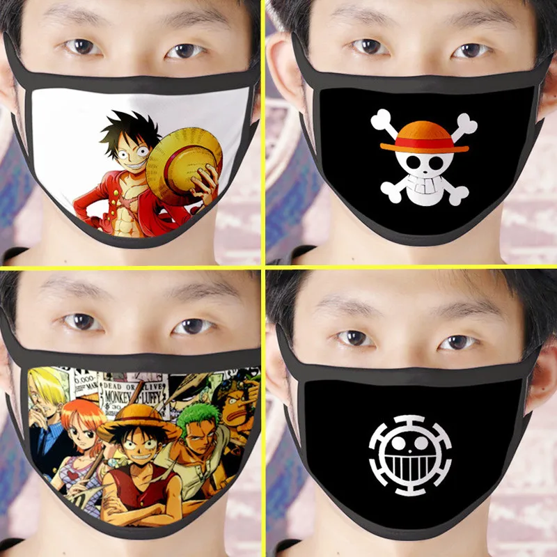 

Anime ONE PIECE Monkey D. Luffy Pirate Mask Cosplay Costume Accessories Unisex Vinsmoke Sanji Skull Masks