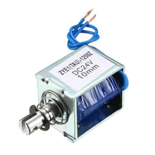 uxcell ZYE1(TAU)-1250Z DC 24V Push Pull Type Open Frame Solenoid Electromagnet