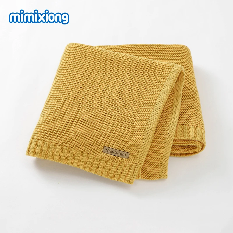 Super Soft Newborn Swaddle Blanket 100*80cm Knitted Toddler Infant