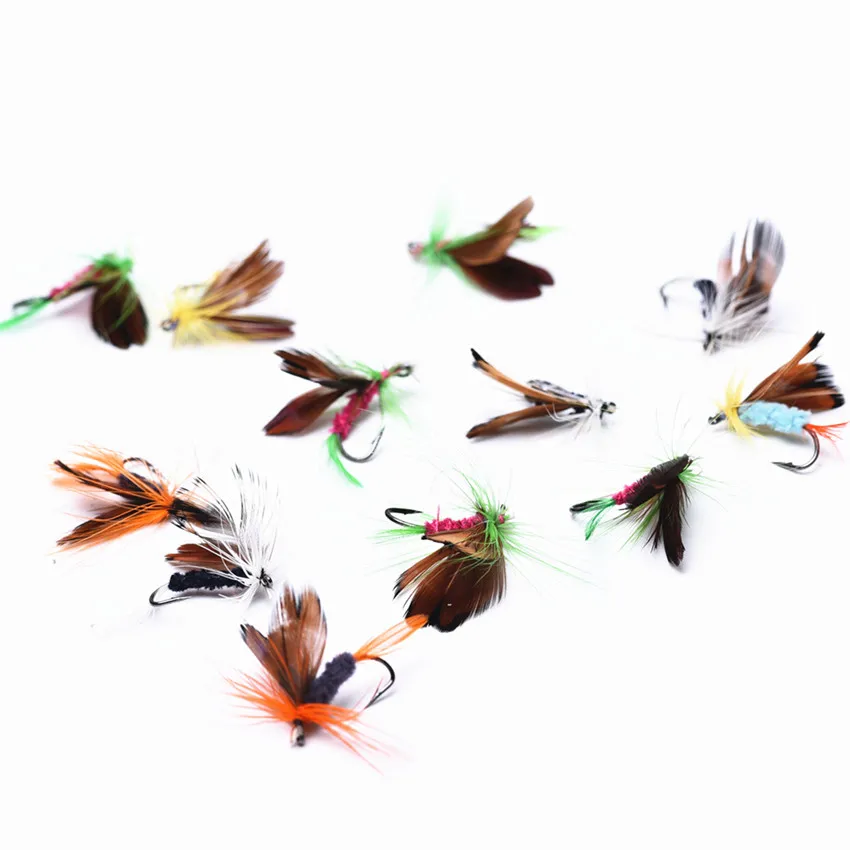 Propeller Fly Artificial Bait Perch/mouth/trout Fishing Gear Propeller Fly  Hook Fly Hook High-quality Fishing Accessories Luya - AliExpress