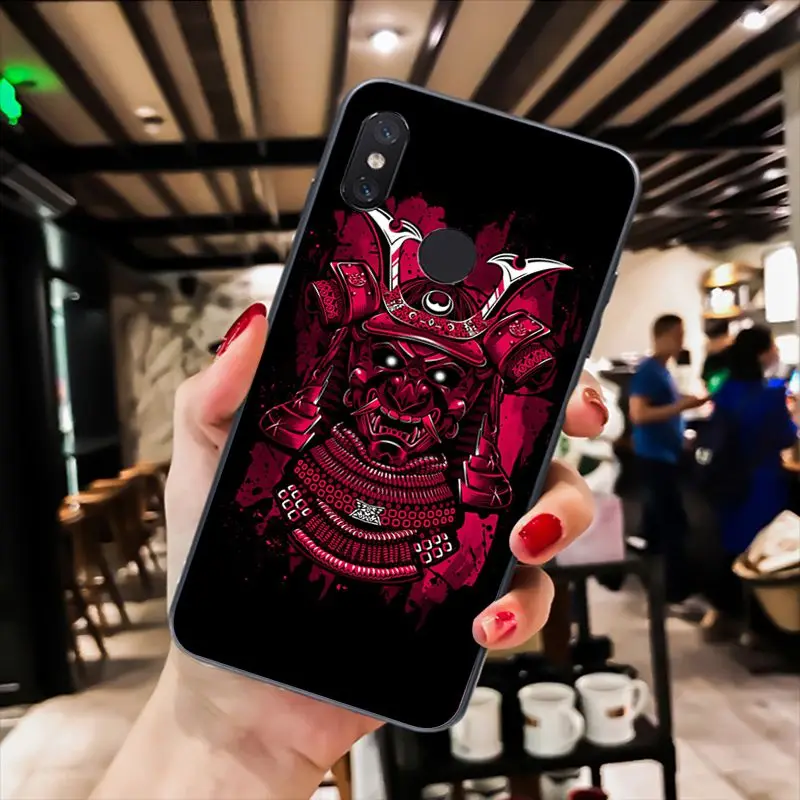 Japanese samurai oni mask