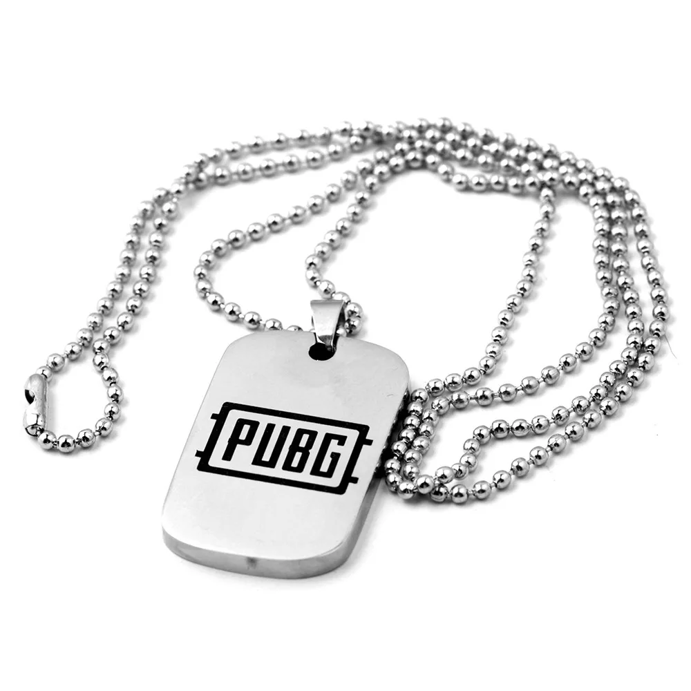  Jedi Survival Keychain Chicken Game PUBG Logo Keychain Necklace Processing Customizable Brand