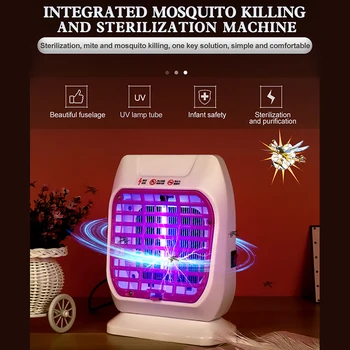 

Electric Shock Mosquito Killer Lamp LED Light Insect Killer Energy Saving Anti Mosquito Lamp Bug Fly Zapper Repellent