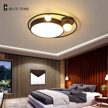 

Modern Led Ceiling Light Metal Black Chandelier Ceiling Lamp for Living room Bedroom Dining room Kitchen Indoor Lighting Fixture