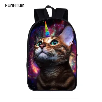

Funny Stranger Cat Things / Potter Cats Backpack For Teenager Girls Boys Children School Bags Kids School Backpack Book Bag Gift