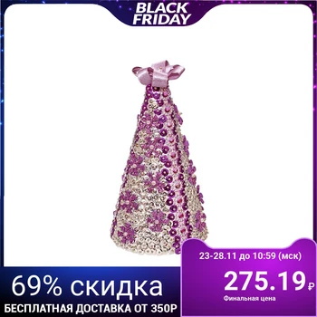 

Set for creativity "New Year's tree made of purple sequins"