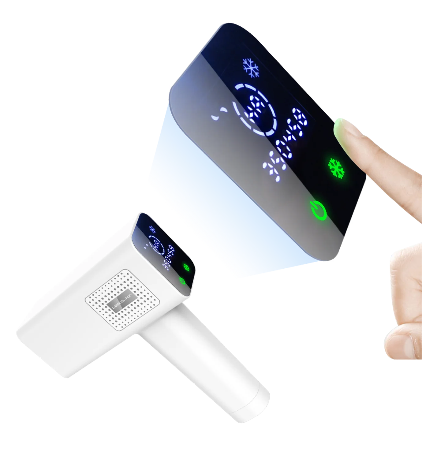 Эпилятор Lescolton Ice cool IPL, постоянное лазерное удаление волос с ЖК-дисплеем, лазерный триммер для бикини, фотоэпилятор