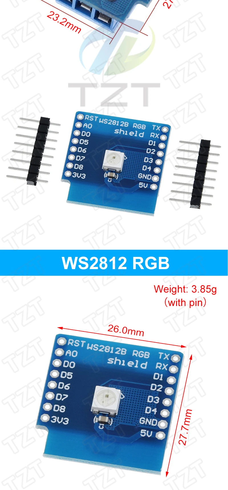Esp8266 D1 Mini Pro Wifi Entwicklung Bord Nodeu Ws2812 Rgb Dht11 Dht22 Am2302 Relais Ds18b20 Bmp180 Motor Für Wemos Diy kit – Detail 13