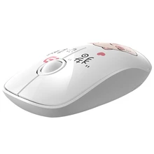 FD беспроводная мышь эргономичная беспроводная мышь для ноутбука 2,4G USB портативная Милая мини мышь работает для ПК ноутбука компьютера для дома