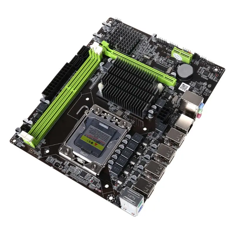 X58 LGA 1366 материнская плата поддерживает серверную память REG ECC и материнскую плату с процессором Xeon