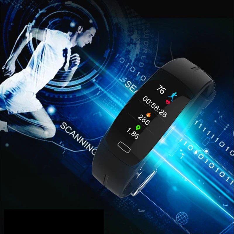  MAFAM P3 Plus smart band watch blood pressure measurement waterproof android ios wristband smartwat - 4000296961710