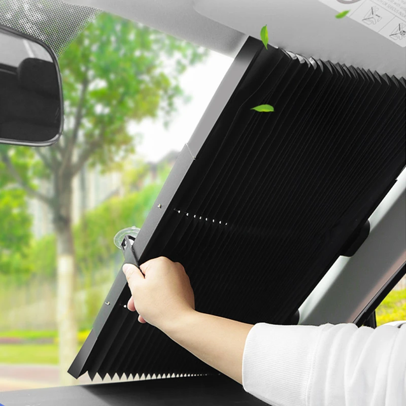

46/65/70/Cm Car Retractable SunShield Windshield Sunshade Cover Curtain Auto Front Rear Window Sun Block UV Protect Window Shade