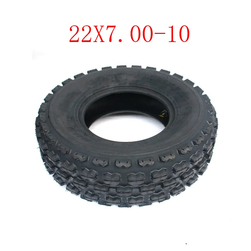2 шт. хорошего качества картинг детская коляска ATV UTV 22x7. 00-10 дюймов бескамерная Резина для шин