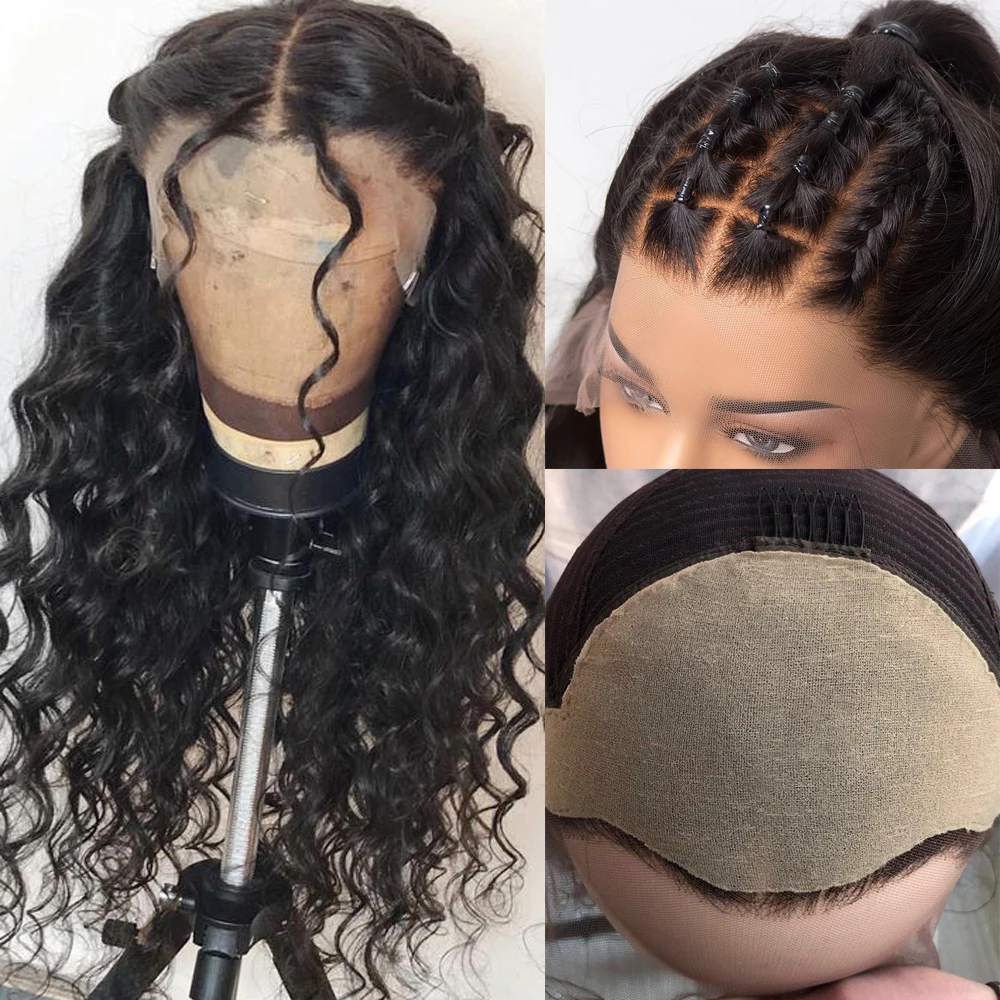 

Fake Scalp Wig 13x6 Lace Front Wig Brazilian Body Wave Transparent Lace Frontal Invisible Knot Wig Natural Hairline Remy Hair