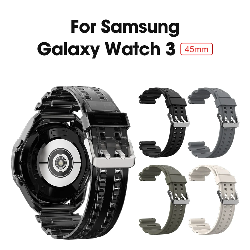 Cinturino Per Orologio In Tpu Morbido A Sgancio Rapido Da 22Mm Per Samsung Galaxy Watch 3 45Mm 46Mm Gear S3/ Gear 2 R380/ Gear 2 Neo R381/ Live R382