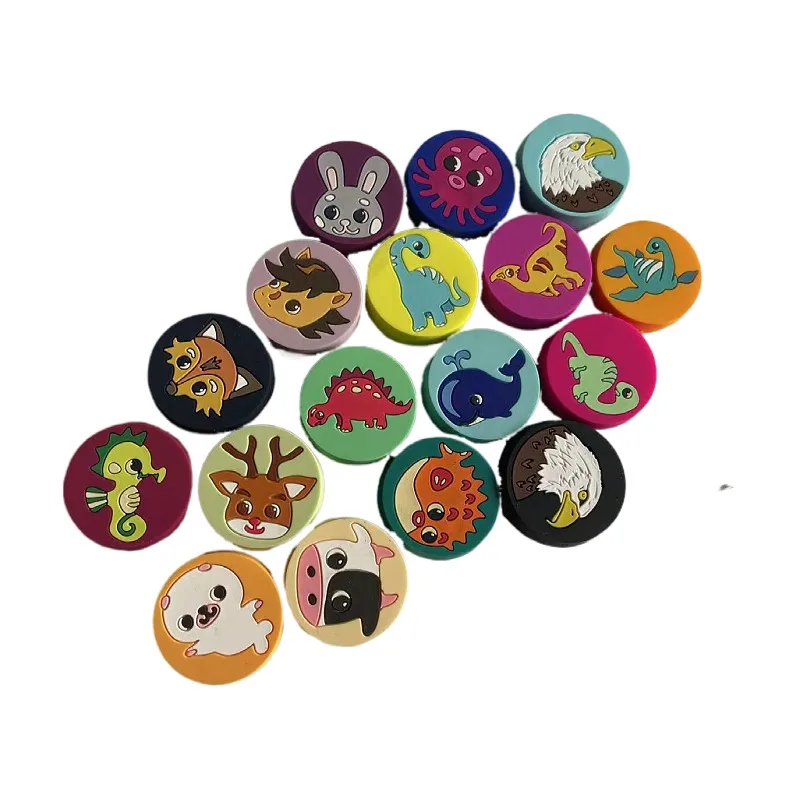 10PCS Retail Cartoon Various Tennis Racket Damper Shock Absorber to Reduce Tenis Racquet Vibration Dampeners raqueta tennis accessories tennis racket shock absorber