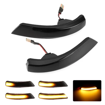 

For Ford Focus 2 3 Mk2 Mk3 Mondeo Mk4 Dynamic Turn Signal Light LED Side Wing Rearview Mirror Indicator Blinker Light