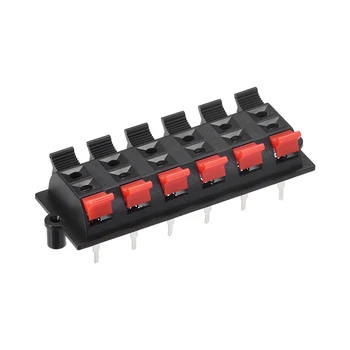 

uxcell 12 Way Speaker Terminal Clip Push Release Audio Cable Terminal Strip WP12-03