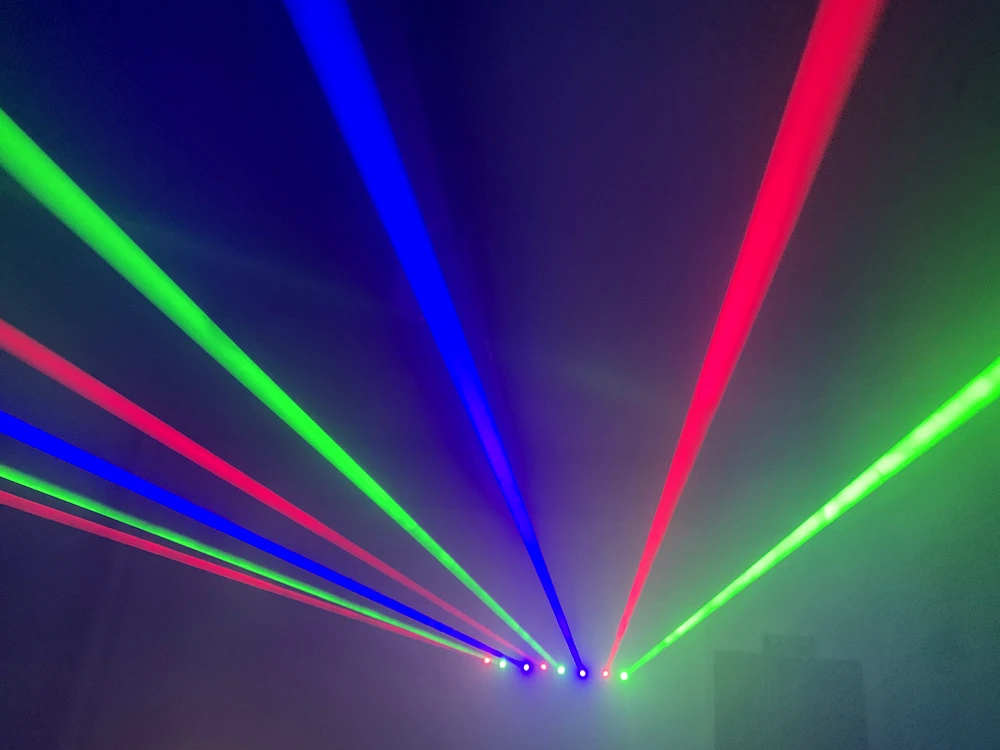 150 Вт блок питания 8 глаз лазерный светильник s RGB луч dmx движущаяся головка лазерный светильник s профессиональное оборудование для сцены DJ светильник луч бар светильник