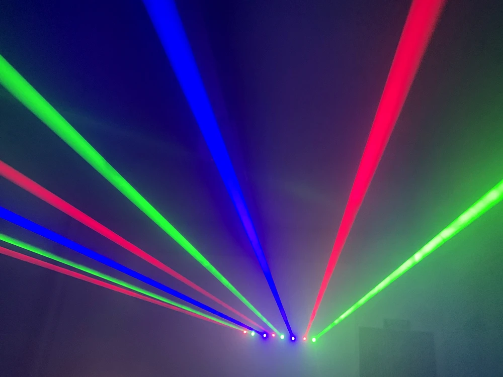 Лазерный светильник с 8 глазами s R G RGB луч dmx движущаяся головка лазерный