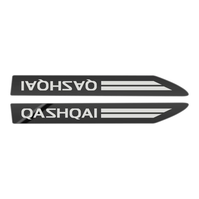 2pcs Side Wing Badge Emblem Fender Sport Car Sticker for NISSAN QASHQAI J10 J11 Accessories Styling