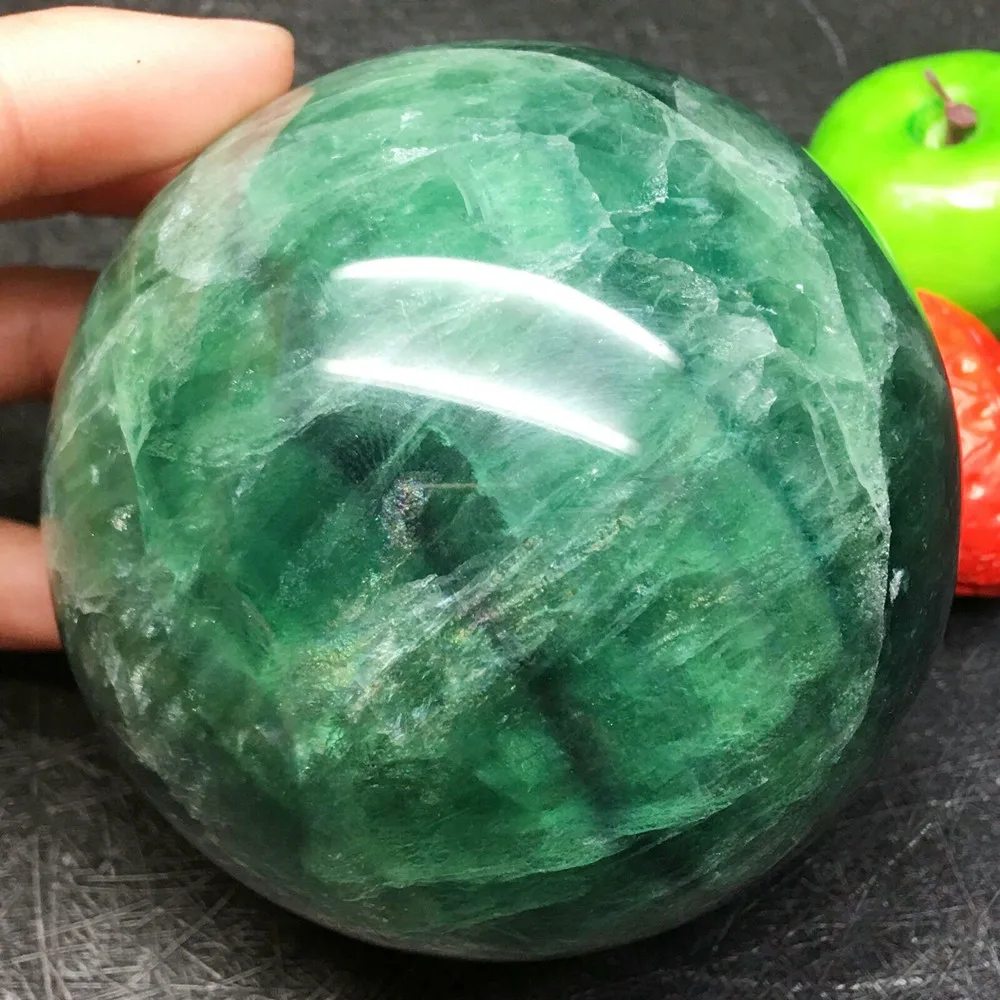 green fluorite quartz sphere (4)