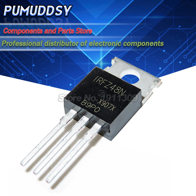10 шт. IRFZ48N IRFZ48 IRFZ48NPBF MOSFET MOSFT 55В 64A 14 МОМ 54nC-220 IC | Электронные компоненты и