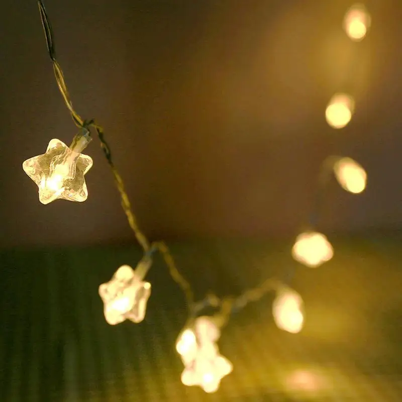 20LED 10/20/50/100 светодиодный светильник ing строки рождественские украшения Фея светодиодный строка светильник, на свадьбу, на праздник, декоративные лампы Рождественский Декор - Цвет: 20LED