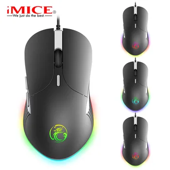 

Ergonomic Wired Gaming Mouse 6 Button USB Computer Mouse 6th Gear 6400 DPI RGB Back Light Optical Mice for Laptop PC Game Mouse