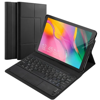 

Touch Bluetooth Keyboard for Samsung Galaxy Tab A T510 T515 10.1 inch Spanish French USA Keyboard with Tablet Protective Case