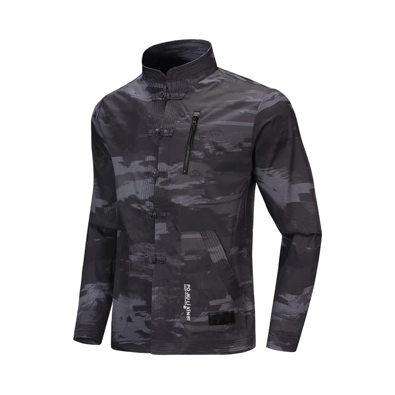 Li-Ning/мужская куртка для баскетбола, свободного кроя, полиэстер, подкладка костюма, спортивные куртки AFDP181 CJAS19
