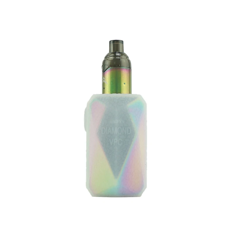 2 шт. текстурный чехол для IJOY Diamond VPC Starter Kit Box Mod силиконовый чехол Резиновый рукав защитные чехлы - Цвет: Clear