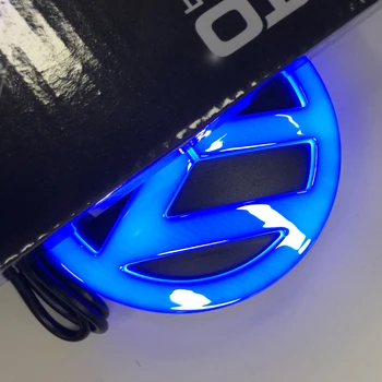 

5D LED marker light for Volkswagen caddy touran Golf 4 MK4 Scirocco Tiguan Magotan Passat B6 B7 CC T5 led logo badge logo light