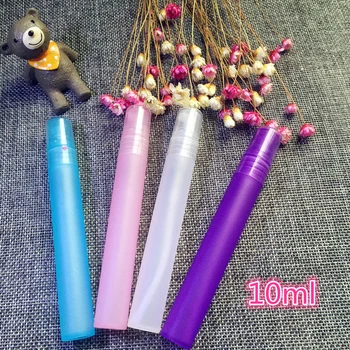 

1pcs 10ml Portable Empty Plastic Frosted Pump Spray Perfume Pen Bottles Atomizer Travel Sample Vials Mist Sprayer Containers