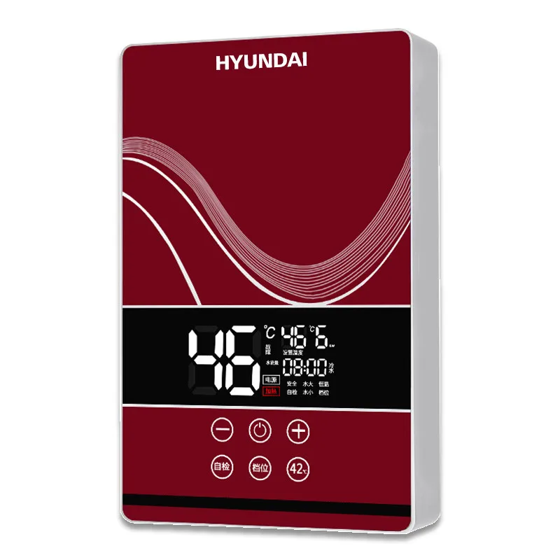 

Elctric Water Heaters Instant Type Household Fast Heat Small Smart Touch Display Water Temperature Bathroom Bath Water Boiler