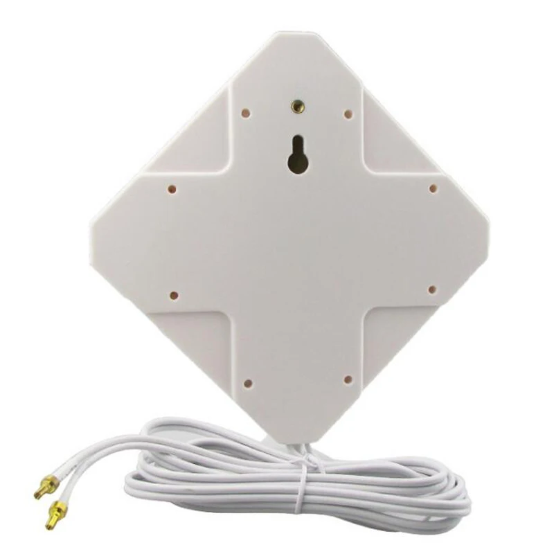 MAYTO Antenna 4G LTE Antenna High Gain 35dBi Dual Cable SMA TS9 CRC9 Connector Antenna for 3G 4G Router Modem fiberglass antenna kit