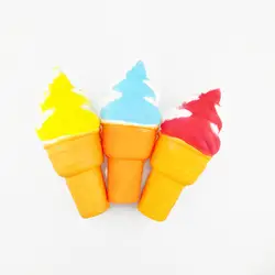 3 шт. факел мороженое, мягкий игрушки новый мягкий искусственный реквизит детская декомпрессия медленно отскок медленно поднимающаяся