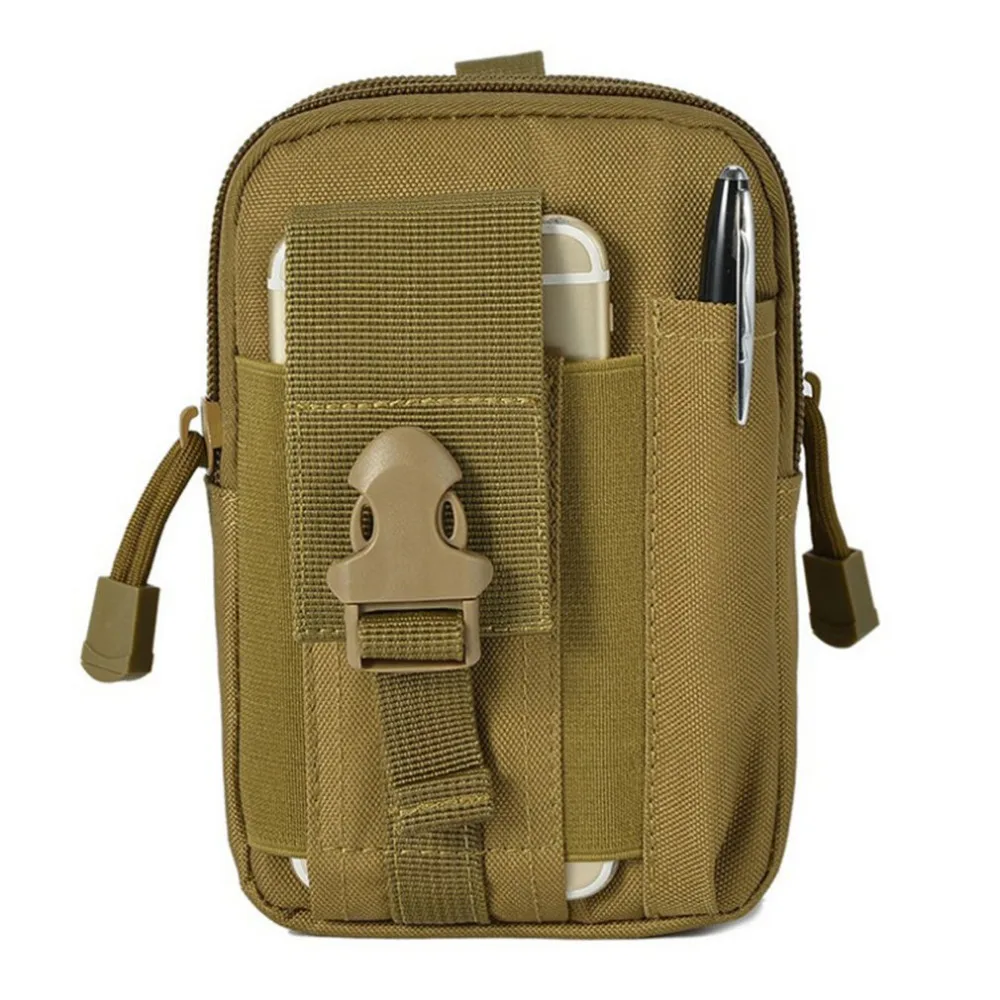 Военная поясная Сумка Molle Camo, водонепроницаемая нейлоновая многофункциональная Повседневная Мужская поясная сумка, Мужская маленькая сумка, мобильный чехол для телефона
