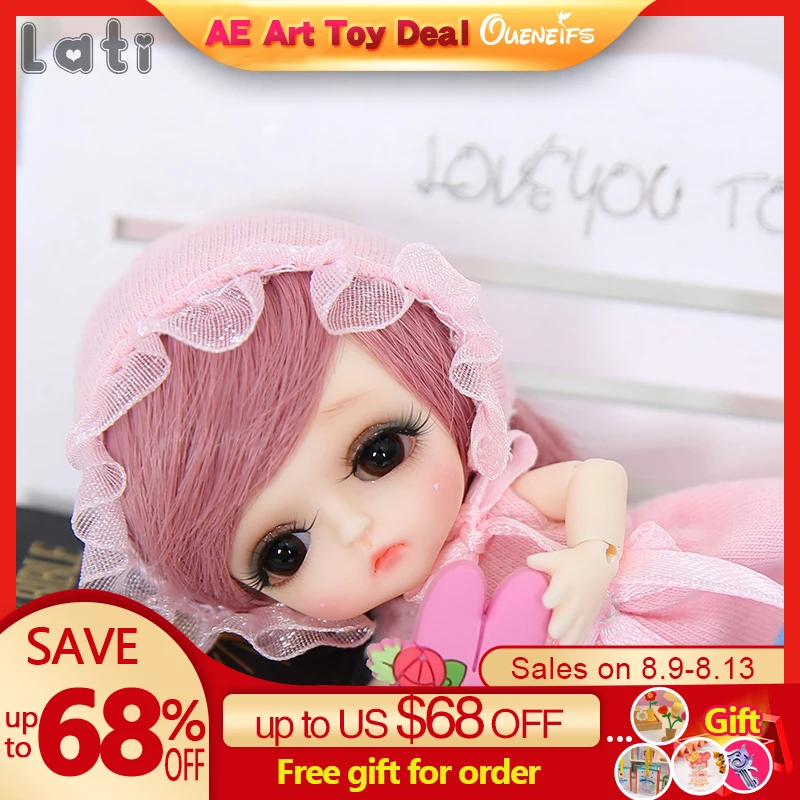 Lati White Belle 1/12 BJD SD Doll Resin Figures Body Model Baby Girls Boys Toys Eyes High Quality Gifts Oueneifs luodoll