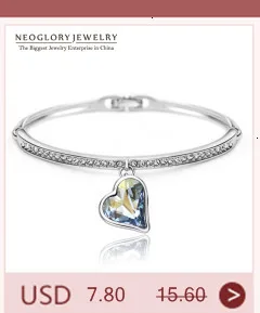 Neoglory австрийского хрусталя и горный хрусталь Ожерелья и подвески для Для женщин Обувь для девочек очаровательные подарок Марка 2018 Новое