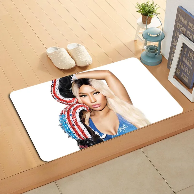 Новое поступление, коврик для дома Nicki Minaj, Противоскользящий коврик для гостиной/прихожей, коврик для ванной, рождественский подарок - Цвет: 7
