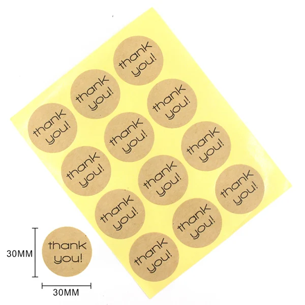 Цветочные наклейки спасибо стикер Круглый прямоугольник Сделано с любовью стикер s вечерние ручной работы торт средство герметизации упаковки Lables 10 листов - Цвет: 2