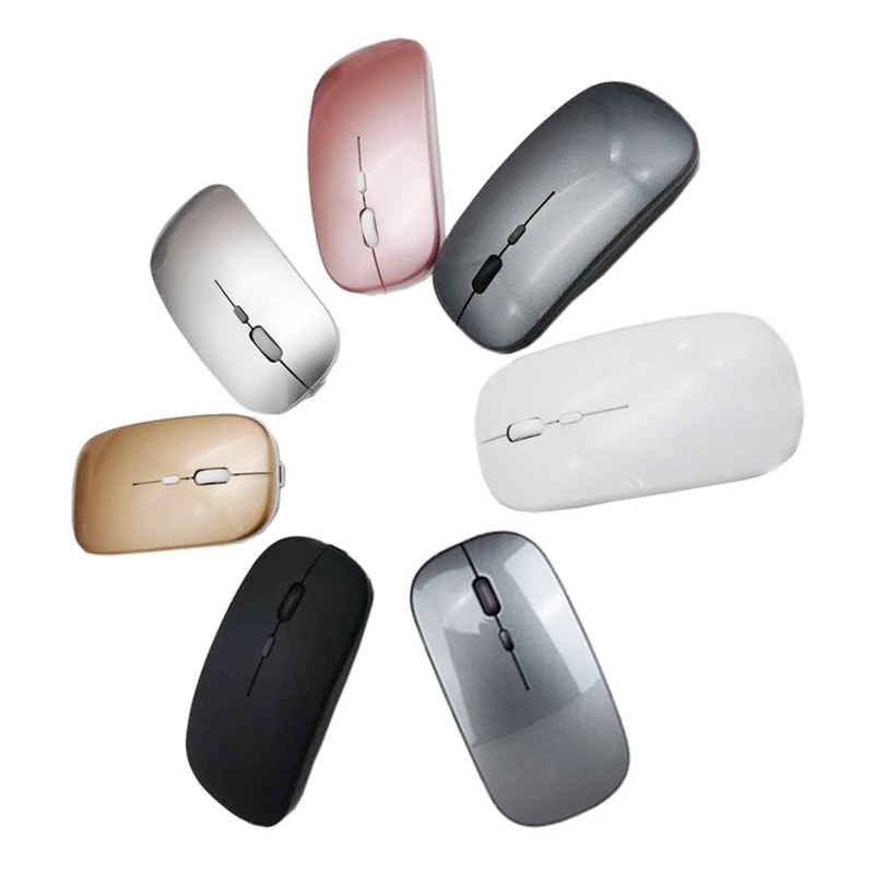 

2.4g USB High Speed Ultra-thin Silent Wireless Bluetooth 5.0 Dual-mode Charging Silent Mouse For Computer Laptop Pc