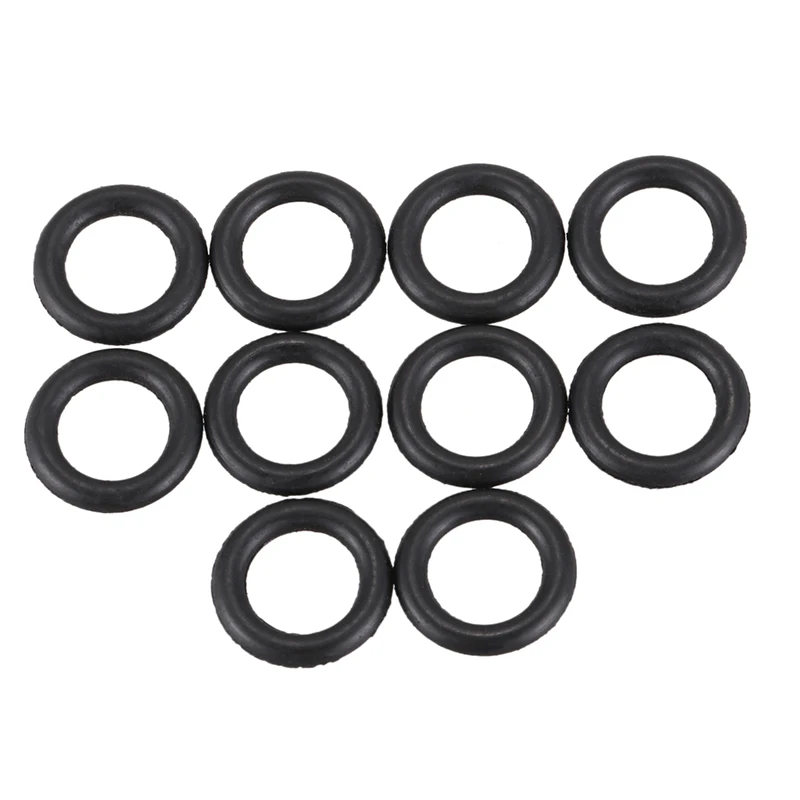 

10 Pcs Black Rubber Oil Filter O Ring Sealing Gaskets 6mm x 1.8mm