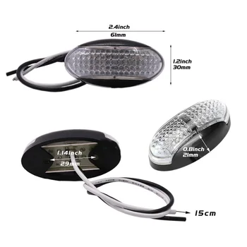 

Truck Turn Signal Light 2Pcs Piranha Plastic DC10-30V Waterproof Bulbs