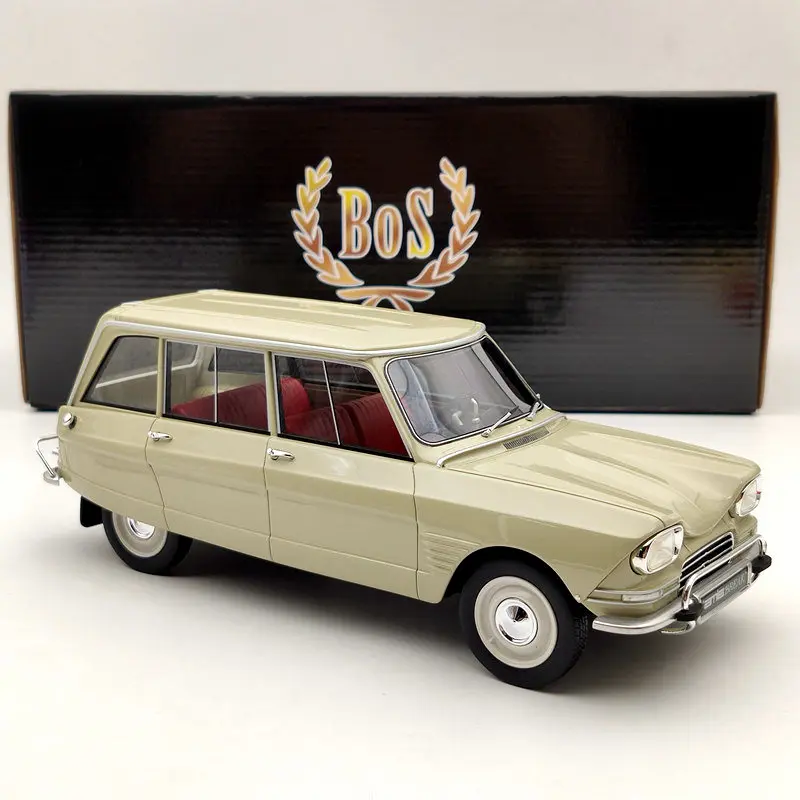 BOS 1:18 для Citroen Ami 6 Break 1967 бежевый BOS389 Ограниченная серия коллекционные модели из