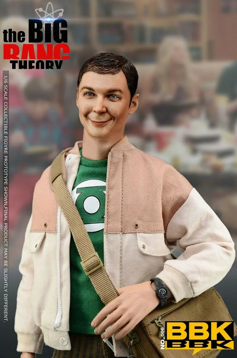 BBK 1/6 BBK06 Шелдон ли Купер шелдор гений учёный две головы 1" фигурки